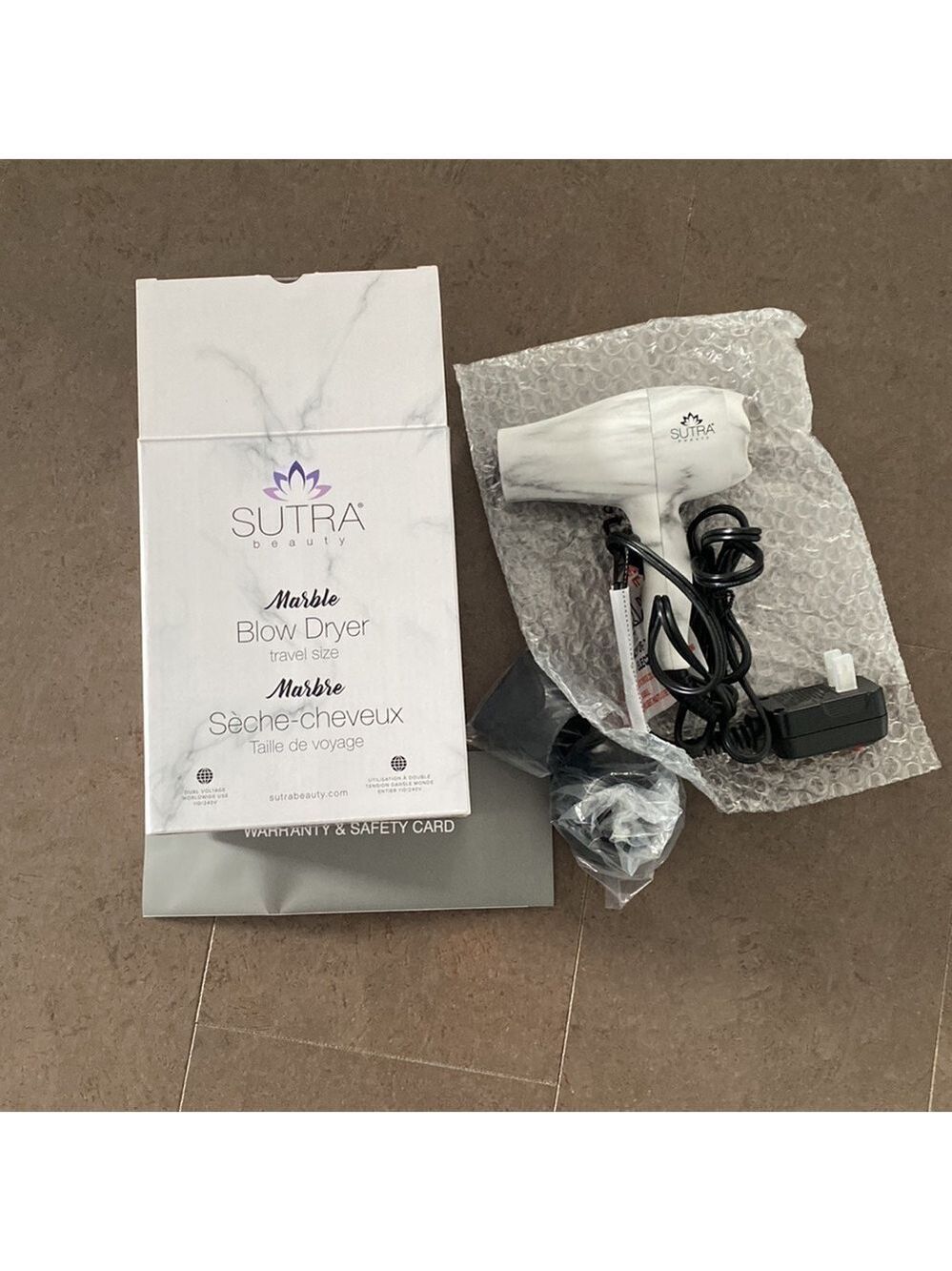 New Sultra travel blow dryer